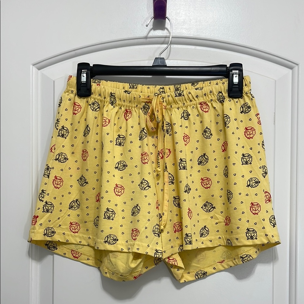 Sheep Pattern Pajama Shorts